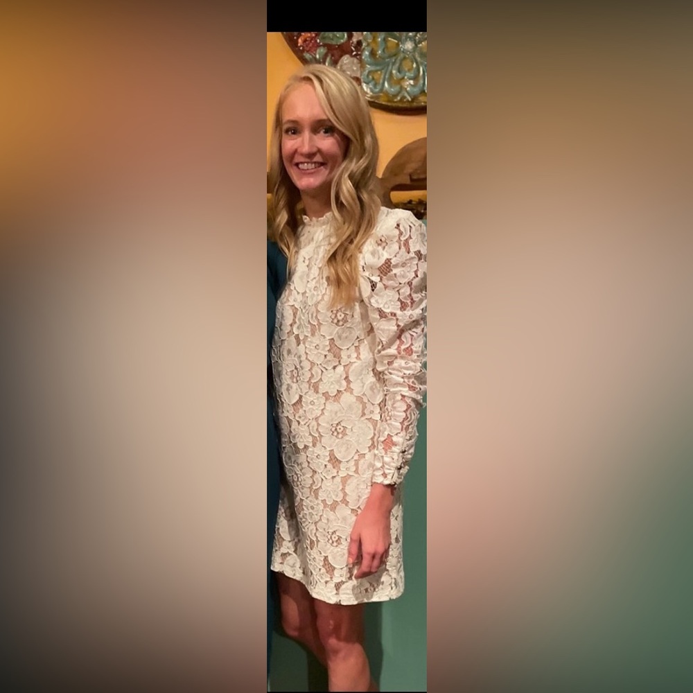 WAYF Elegant White Lace Dress. XS. - Picture 2 of 7